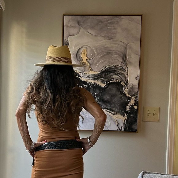 House of HARLOW 1960 One Shoulder Ribbed Dress. Size XS - Picture 8 of 13